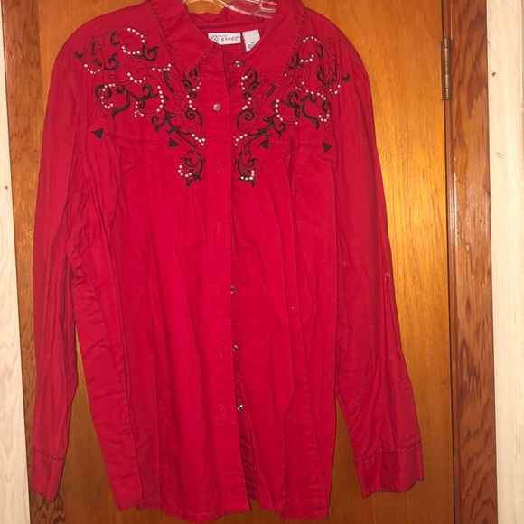 Catherines Tops - Button down shirt